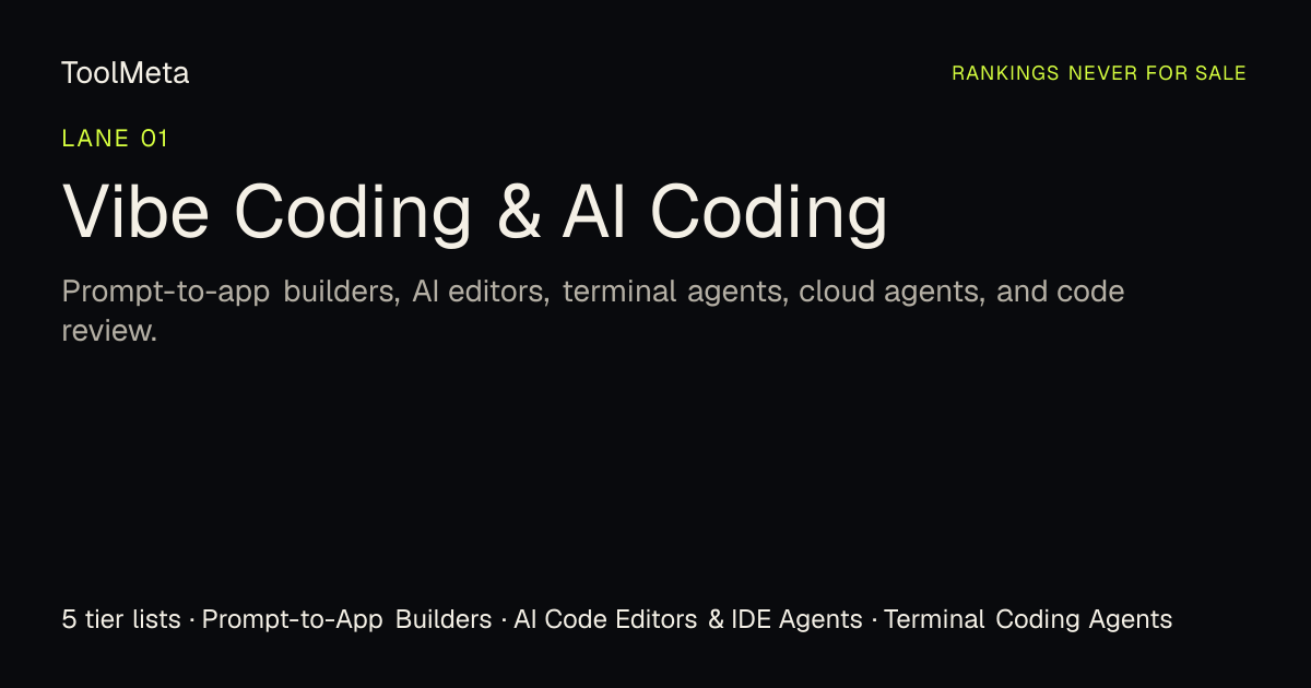 Vibe Coding & AI Coding · ToolMeta